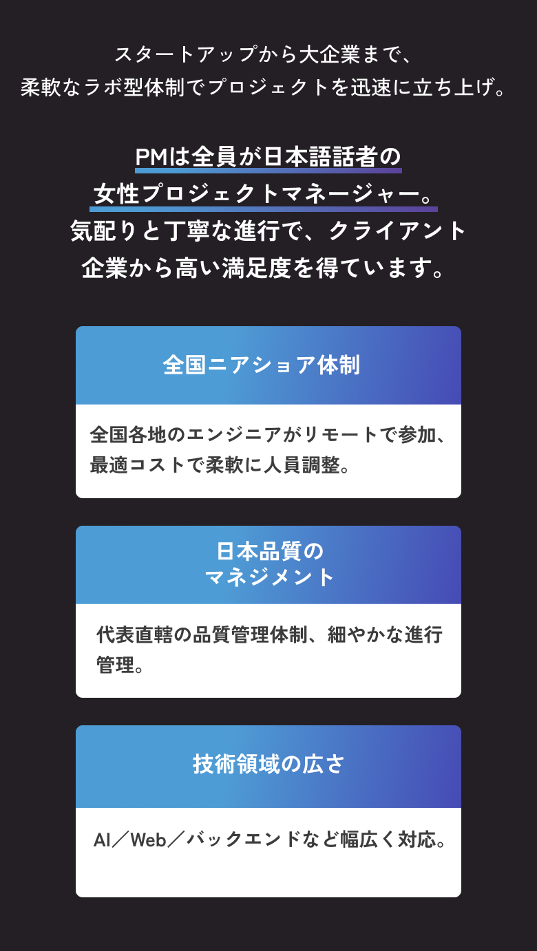 DAIVE の特徴 2（SP）